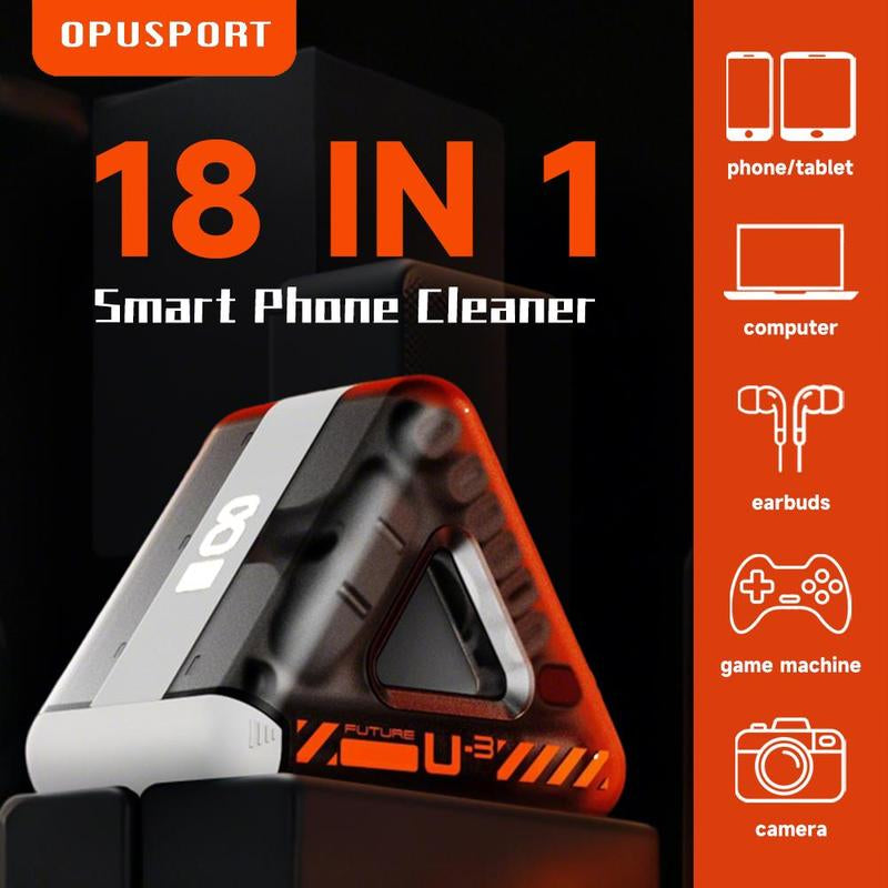 OPUSPORT|20 in 1 Smartphone Cleaner Kit for Electronic Devices, Multifunctional Keyboard Cleaning Brush, Headphones Cleaner Kit for Airpods, Multi-Tool for Cleaning Laptop, Keyboard, Earbuds, Camera, Cellphones