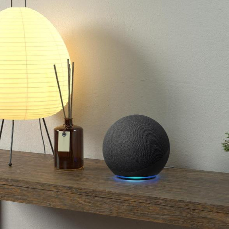 Glacier White Ambient Bluetooth Audio Light 10X10X10Cm Charcoal Finish Speaker for Bedrooms Dining Rooms Offices Vibrant Design Stylish Appearance