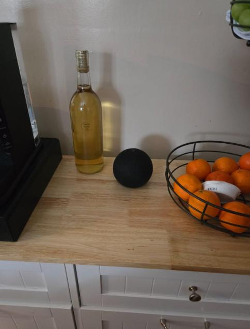 Glacier White Ambient Bluetooth Audio Light 10X10X10Cm Charcoal Finish Speaker for Bedrooms Dining Rooms Offices Vibrant Design Stylish Appearance