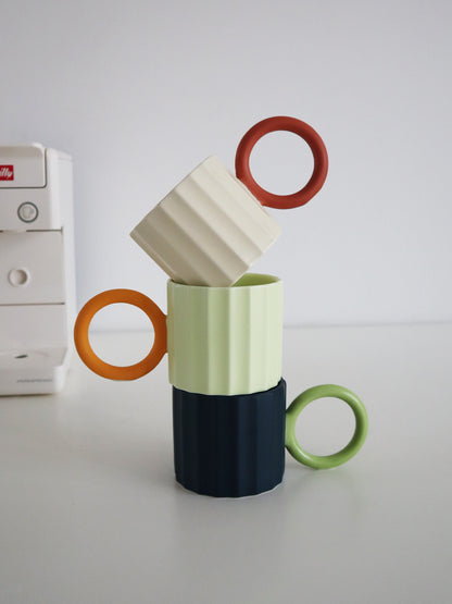 Contrasting Color Mug Home High-value Coffee Cup